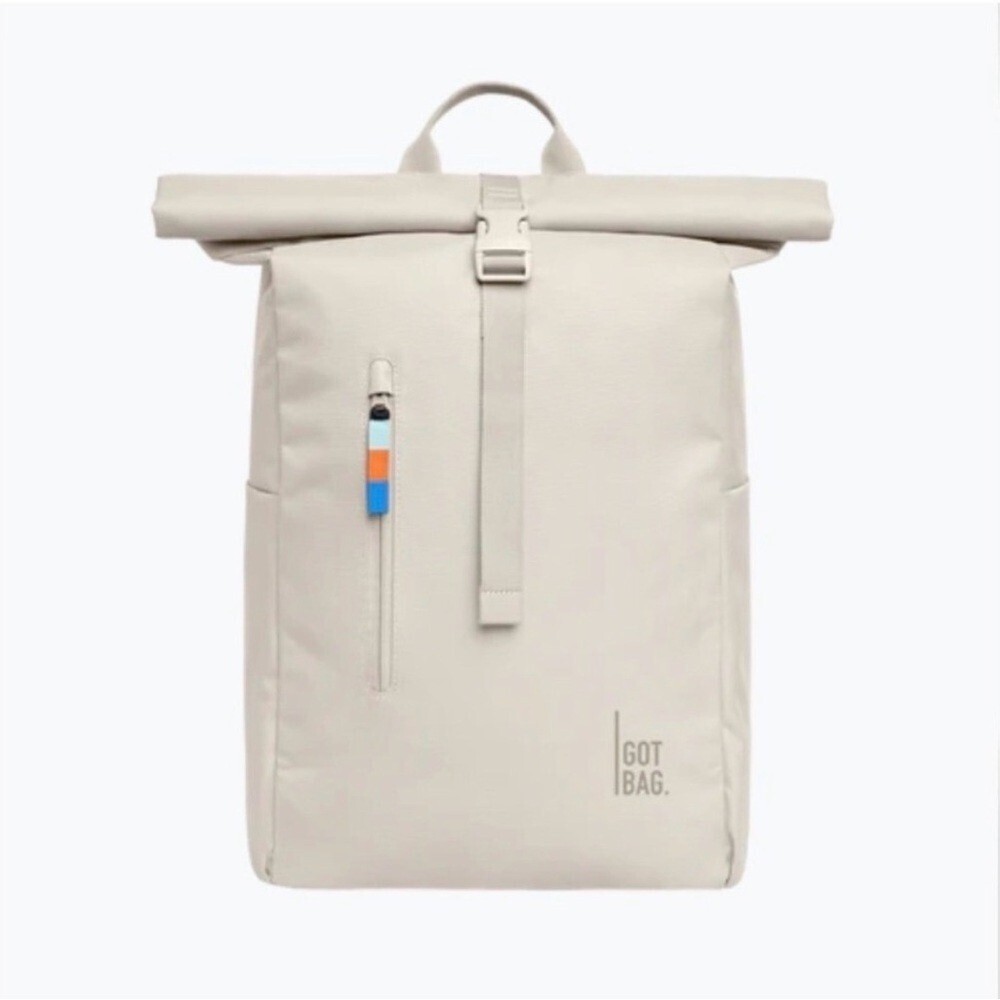 GOT BAG Cream Roll-Top Backpack NWT